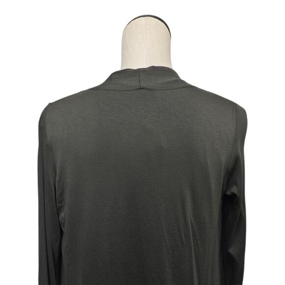 NWT Anthropologie Saturday Sunday Green Moss Waterfall Cardigan Petite Small - Picture 9 of 10